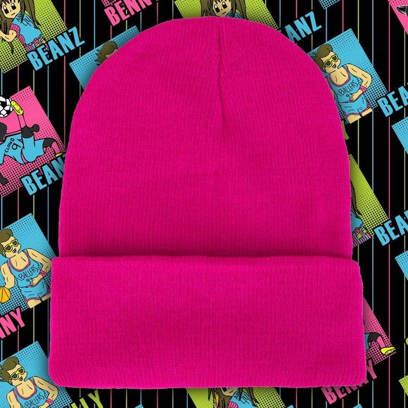 NWOT PINK Essential Classic Beanie - Picture 1 of 1